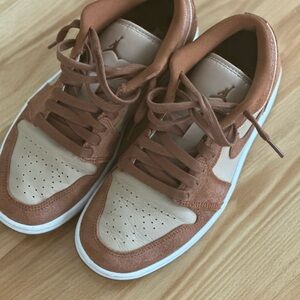Nike Tan and Cream Air Jordan’s